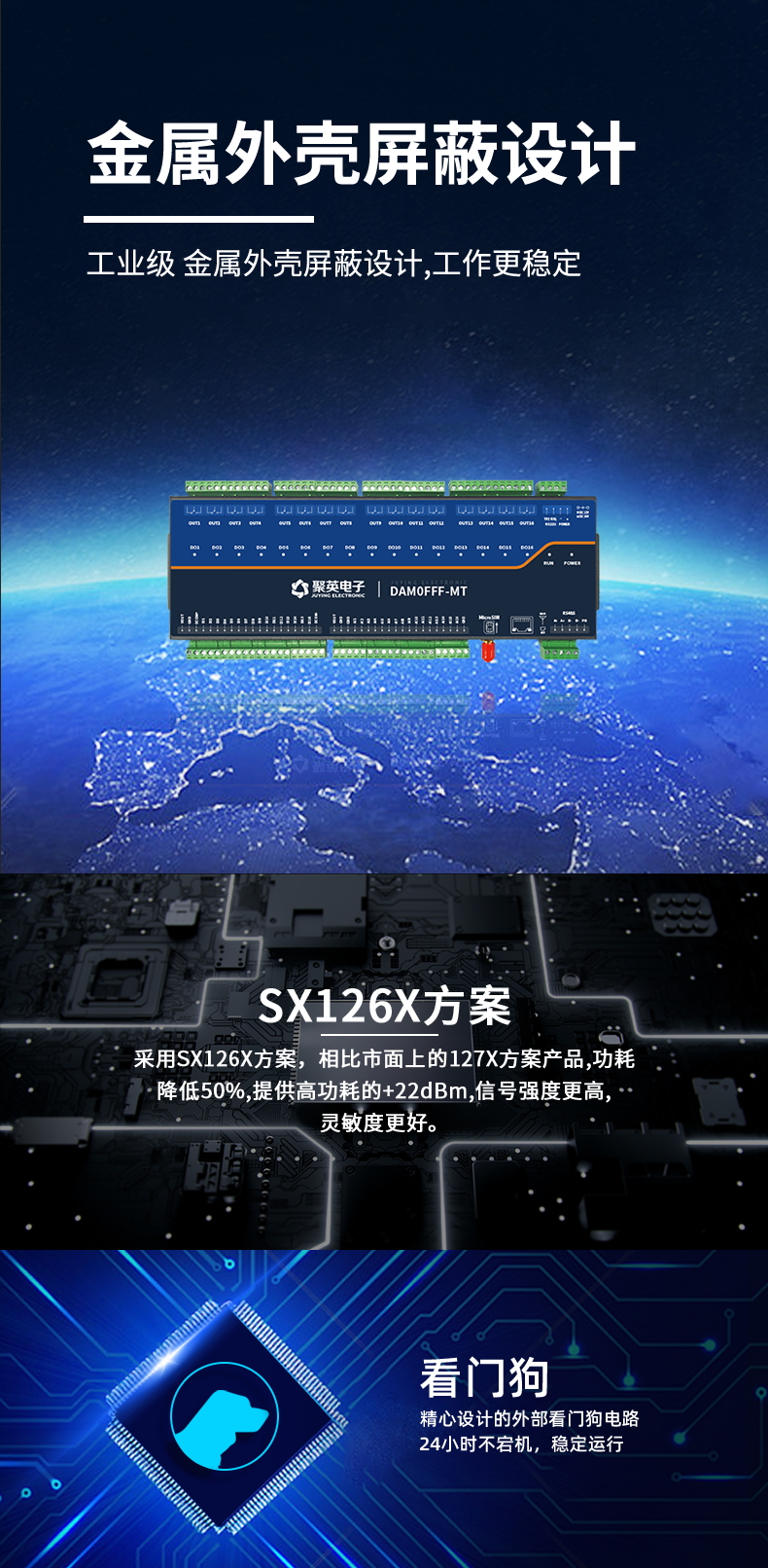 LoRa0FFF-MT LoRa無線測控模塊設(shè)計特點