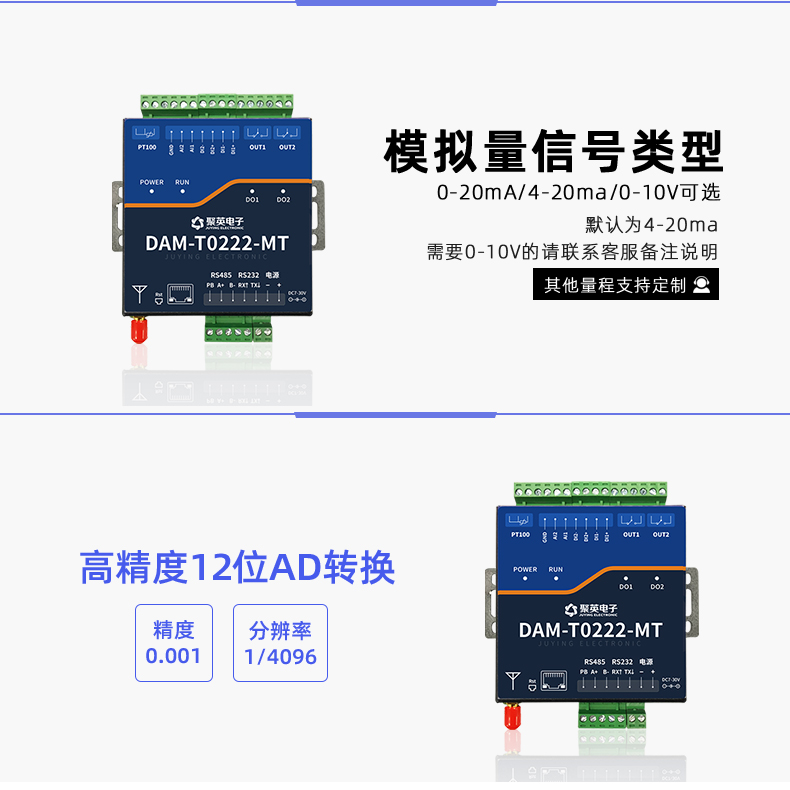 云平臺 DAM-T0222-MT 工業(yè)級數(shù)采控制器型號類型