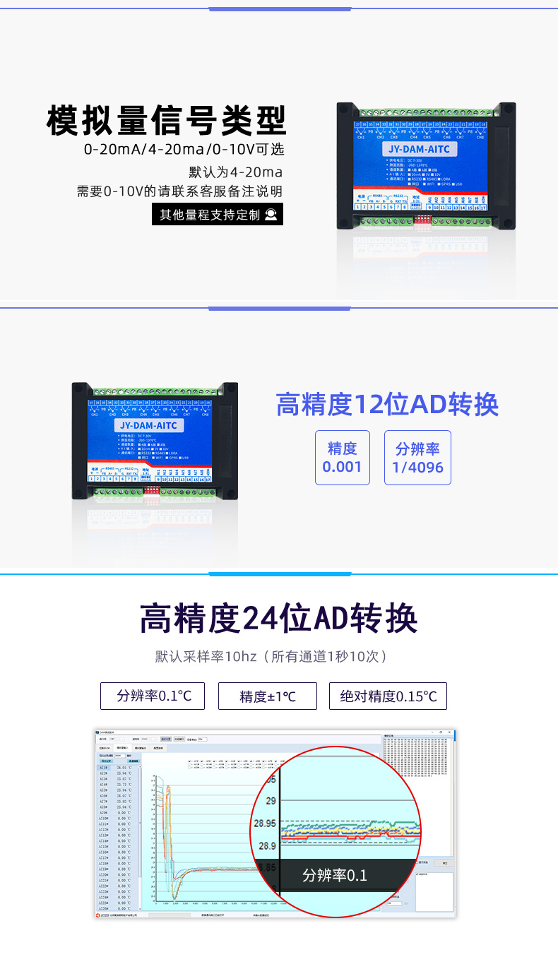 DAM-AITC 溫度采集模塊特點(diǎn)