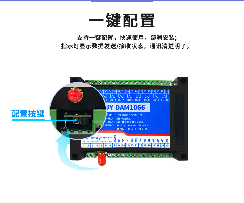 LoRa1066 LoRa無(wú)線控制模塊一鍵配置