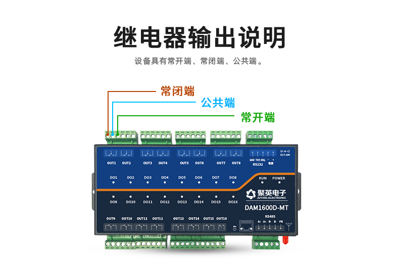 LoRa1600D-MT LoRa無線測控模塊輸出說明