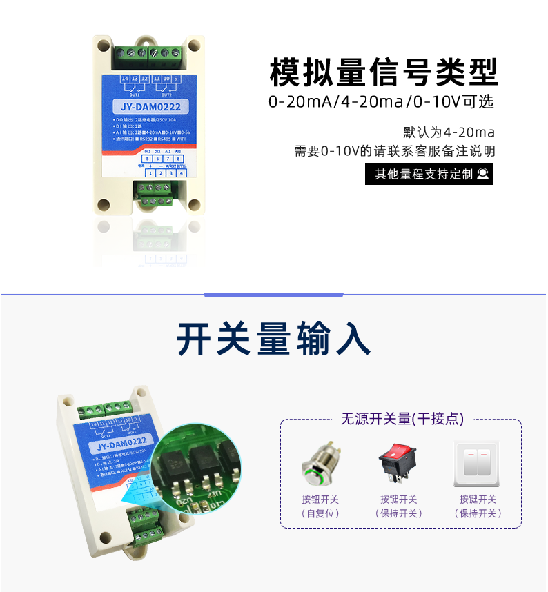 開關量輸入輸出