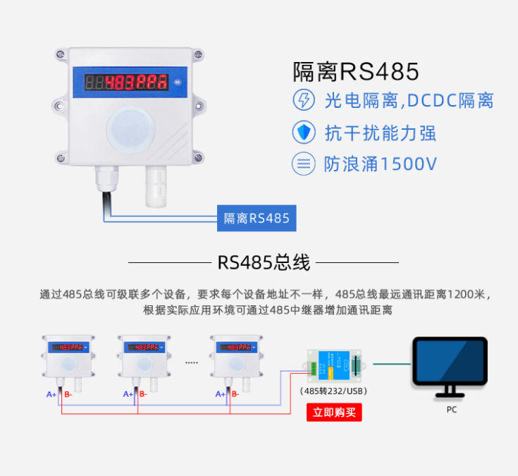 聚英電子煙霧濃度報(bào)警器