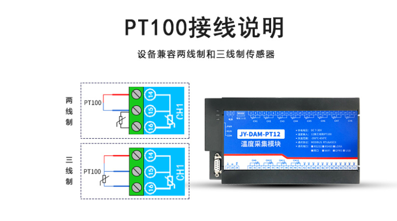 PT100溫度采集模塊