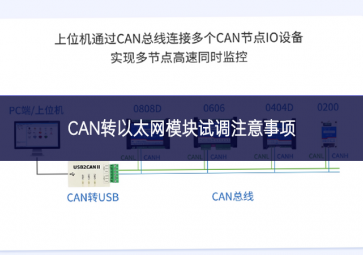 CAN轉(zhuǎn)以太網(wǎng)模塊試調(diào)注意事項