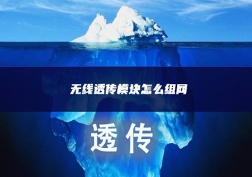 無線透傳模塊怎么組網(wǎng)