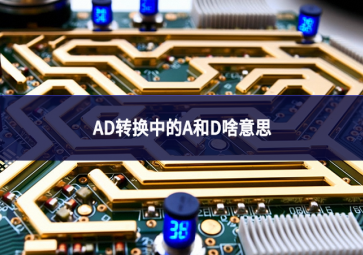 ad轉(zhuǎn)換中的a和d啥意思